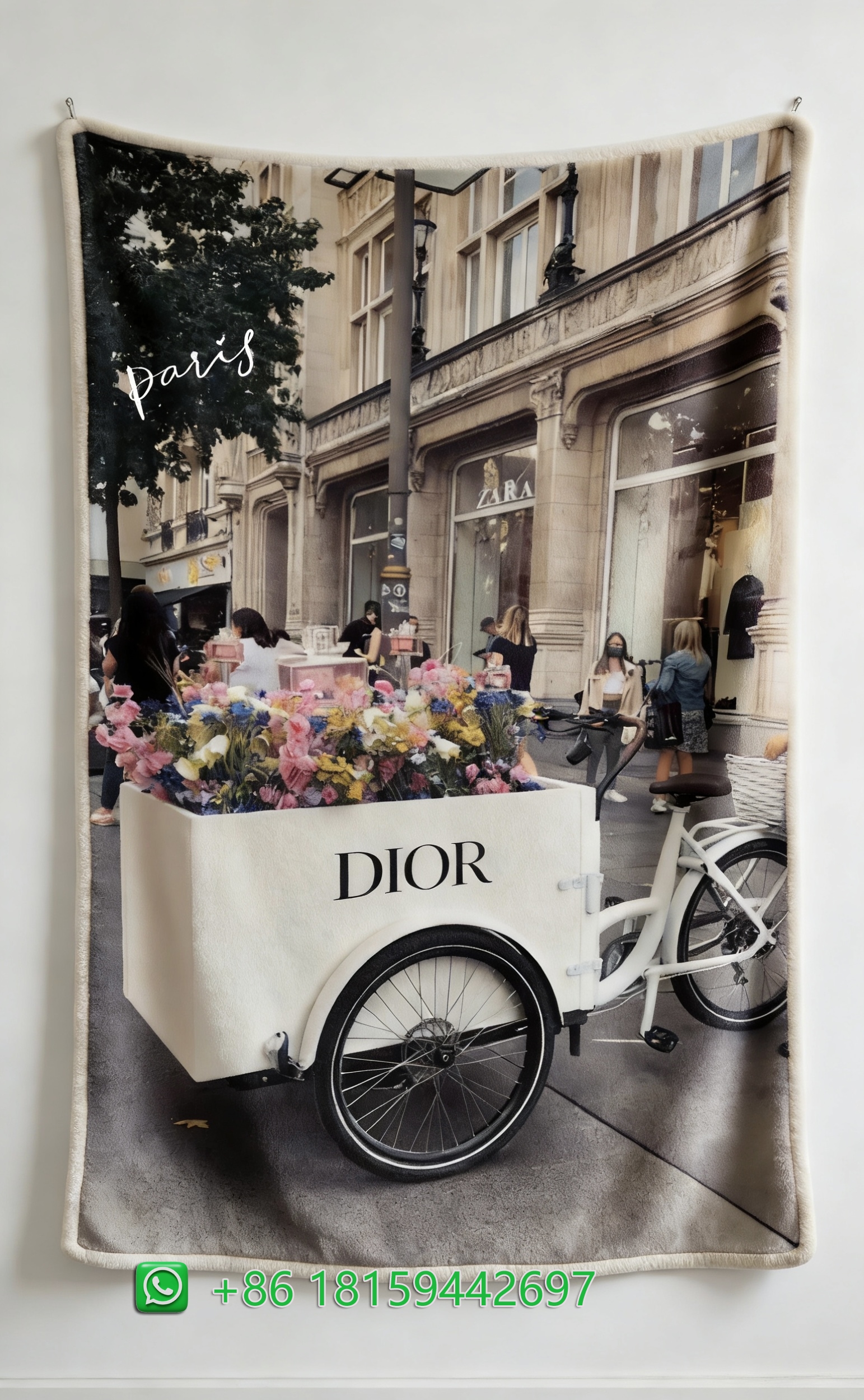 Dior Throw Blankets